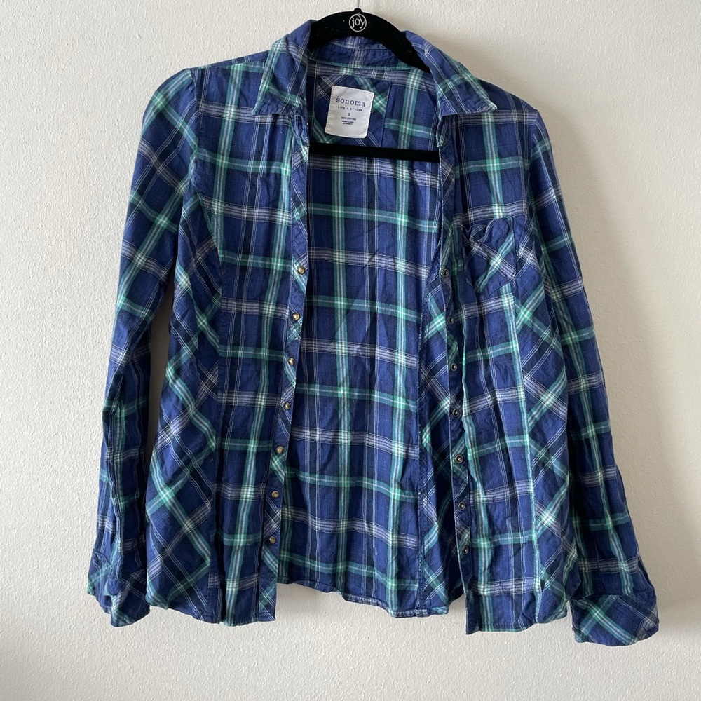 Lowered! 💥 Women’s Sonoma Blue Flannel